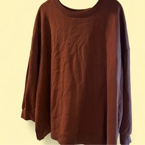 Terra & Sky Chocolate Brown Top